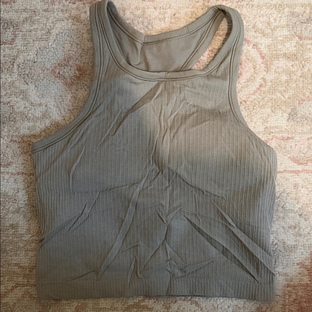 YPB Women's Ribbed Tank Top - Gray